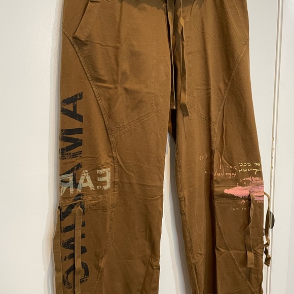 SACK’S  Luxury joggers SZ 2 (L). 100% cotton, flared bottom. Lots of details. - Picture 4 of 13